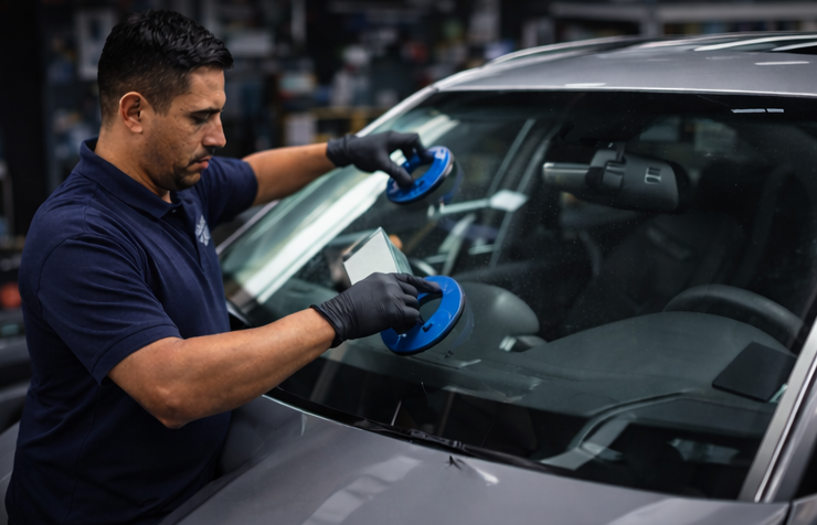 Instalación de parabrisas